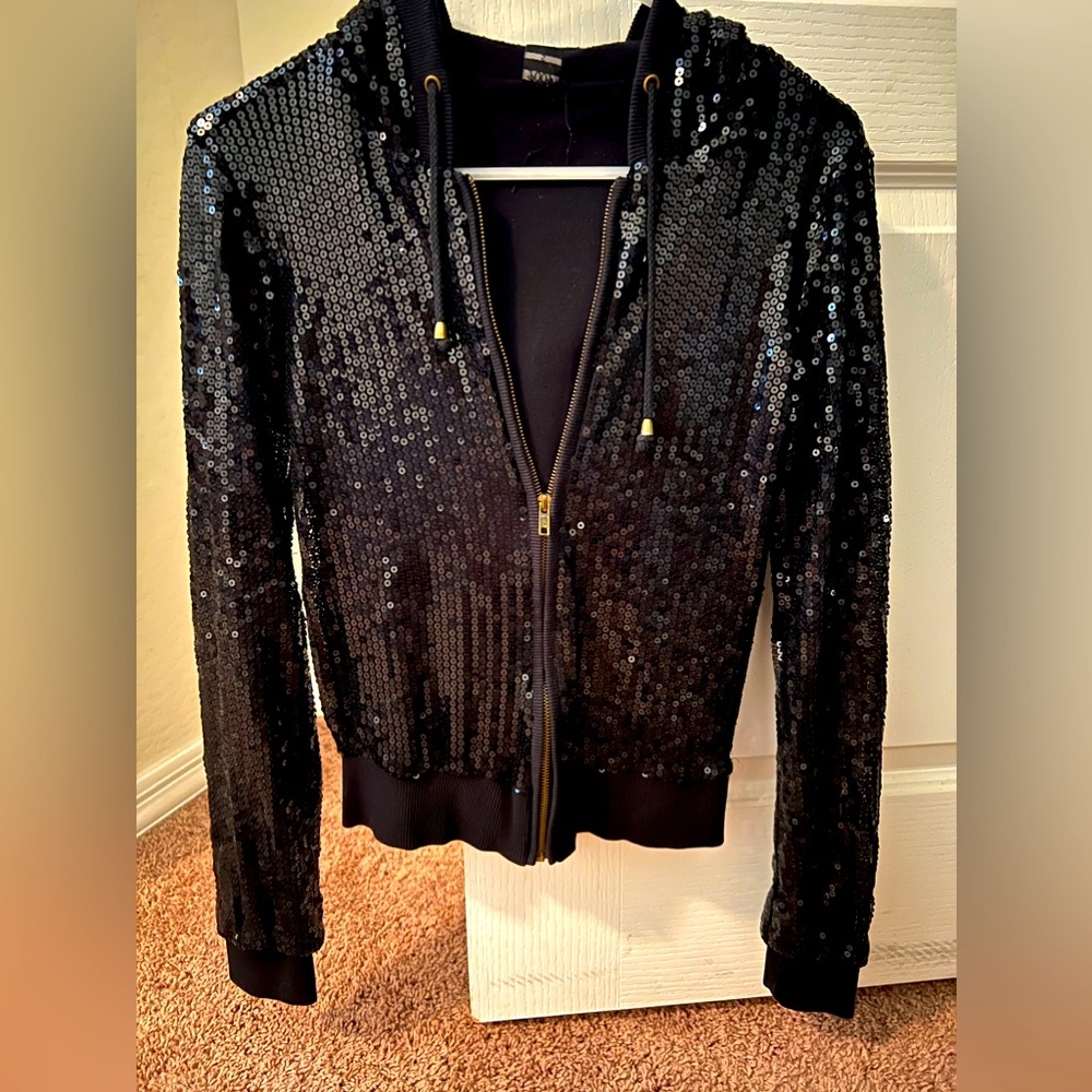 Sequined Zip-Up Jacket - image 1